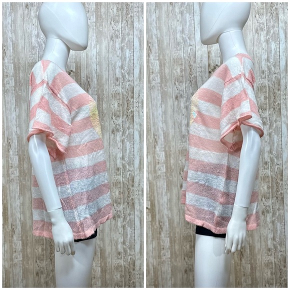 Wildfox White Label Bridgette Lakehouse Heart Sweater NWT [1815] - Picture 4 of 9